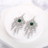 Load image into Gallery viewer, 【ODN-E1241】2022 White Zircon Earrings New Trend Fashion Earrings Female Niche Design Earrings