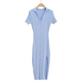 Load image into Gallery viewer, Women&#39;s slim knit dress