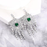 Load image into Gallery viewer, 【ODN-E1241】2022 White Zircon Earrings New Trend Fashion Earrings Female Niche Design Earrings