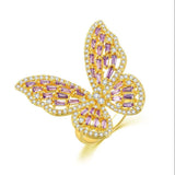 Load image into Gallery viewer, New Design Butterfly Design Zirconia Diamond Ring For Woman