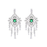 Load image into Gallery viewer, 【ODN-E1241】2022 White Zircon Earrings New Trend Fashion Earrings Female Niche Design Earrings