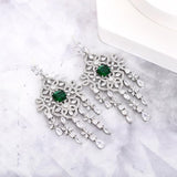 Load image into Gallery viewer, 【ODN-E1241】2022 White Zircon Earrings New Trend Fashion Earrings Female Niche Design Earrings