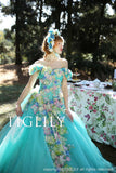 Load image into Gallery viewer, TIGLILY Pandora Series-Grace Wedding Dress Flower Color Dress (c156)