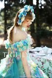 Load image into Gallery viewer, TIGLILY Pandora Series-Grace Wedding Dress Flower Color Dress (c156)