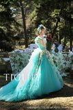 Load image into Gallery viewer, TIGLILY Pandora Series-Grace Wedding Dress Flower Color Dress (c156)